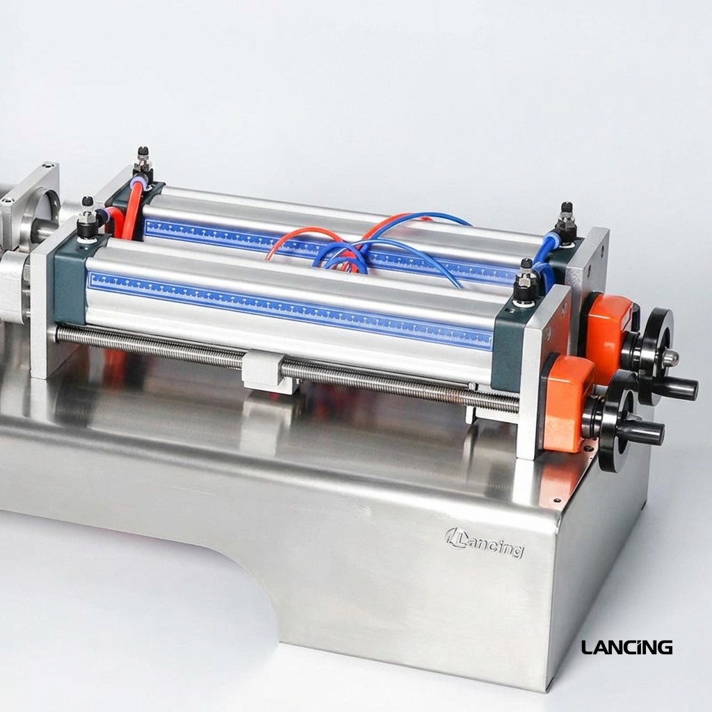 LU-YT2 2 Nozzles Full Pneumatic Liquid Olive Oil Filling Machine gallery 4