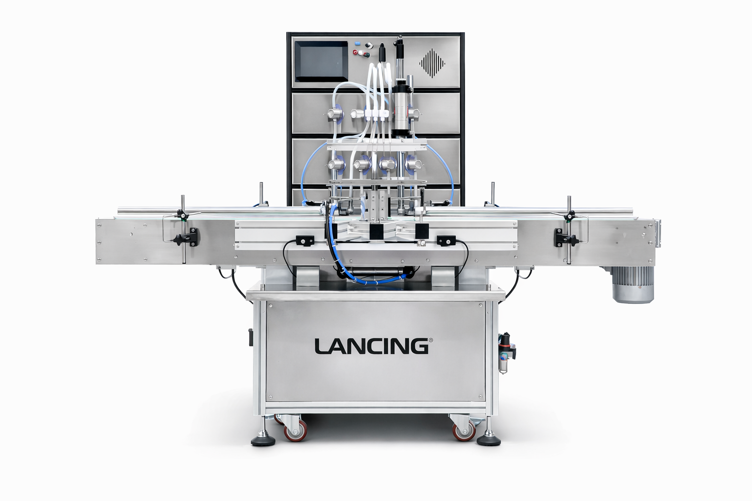 4 Heads Flow Diaphragm Pump Liquid Filling Machine