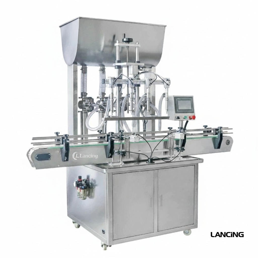 LU-YT4T-4P Automatic 4 Nozzle Paste Filling Machine