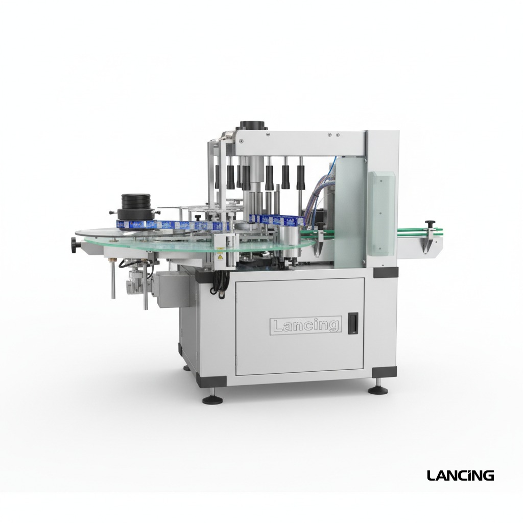 Automatic Hot Melt Glue Film Round Bottle Labeling Machine