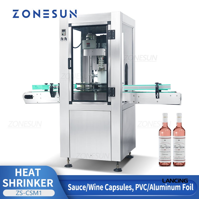 LU-CSM1 Bottle Neck Capsule Shrinking Machine | PVC & Foil Sealing gallery 2