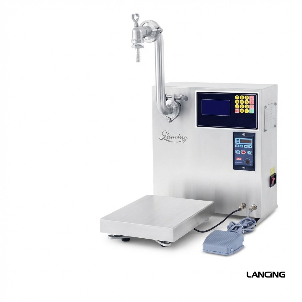 LU-GPW1 High Flow Gear Pump Liquid Weighing Filling Machine