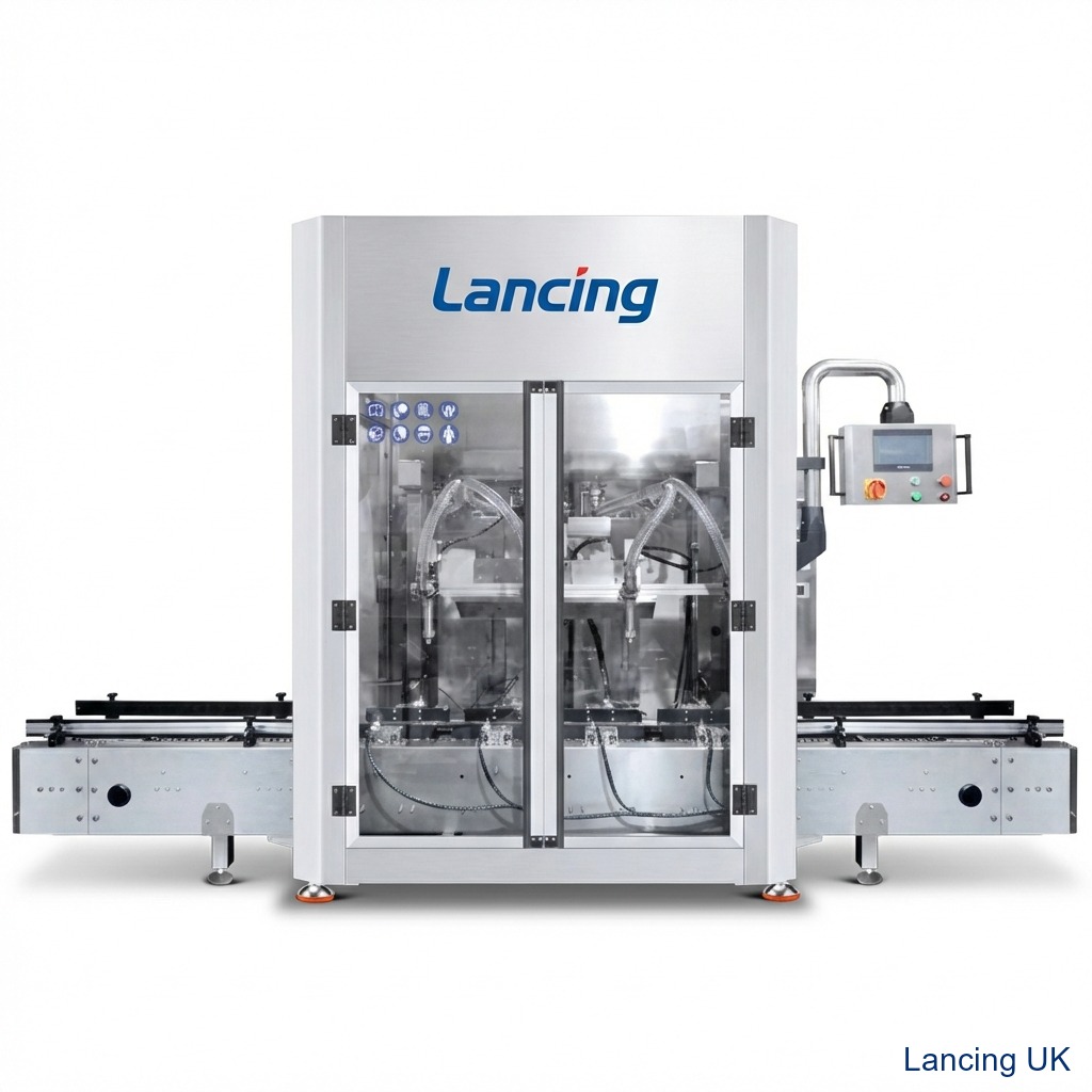 LU-GYW4 Automatic 4 Nozzles Paste Weighing Gallon Filling Machine