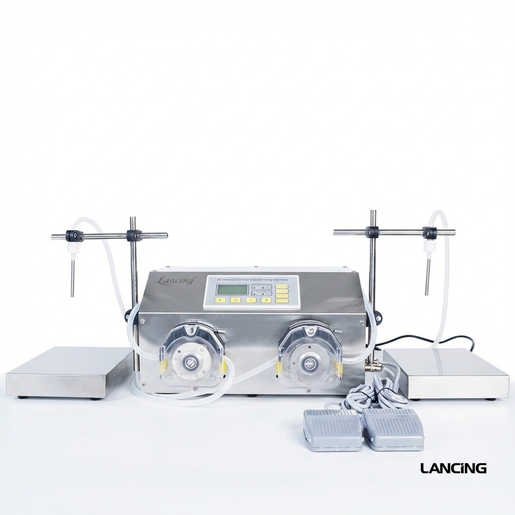 Dual Nozzle Liquid Weighing Filling Machine