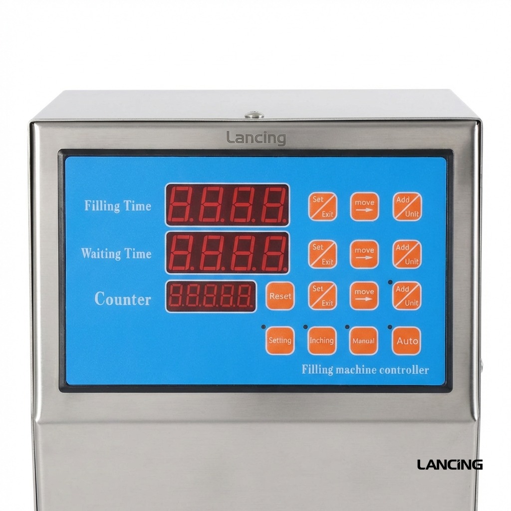 LU-YTPP2W Semi-automatic 2 Nozzles Peristaltic Pump Liquid Filling Machine