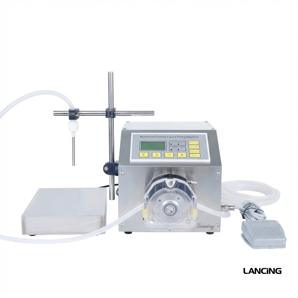 Semi-Auto Peristaltic Liquid Weighing Filling Machine