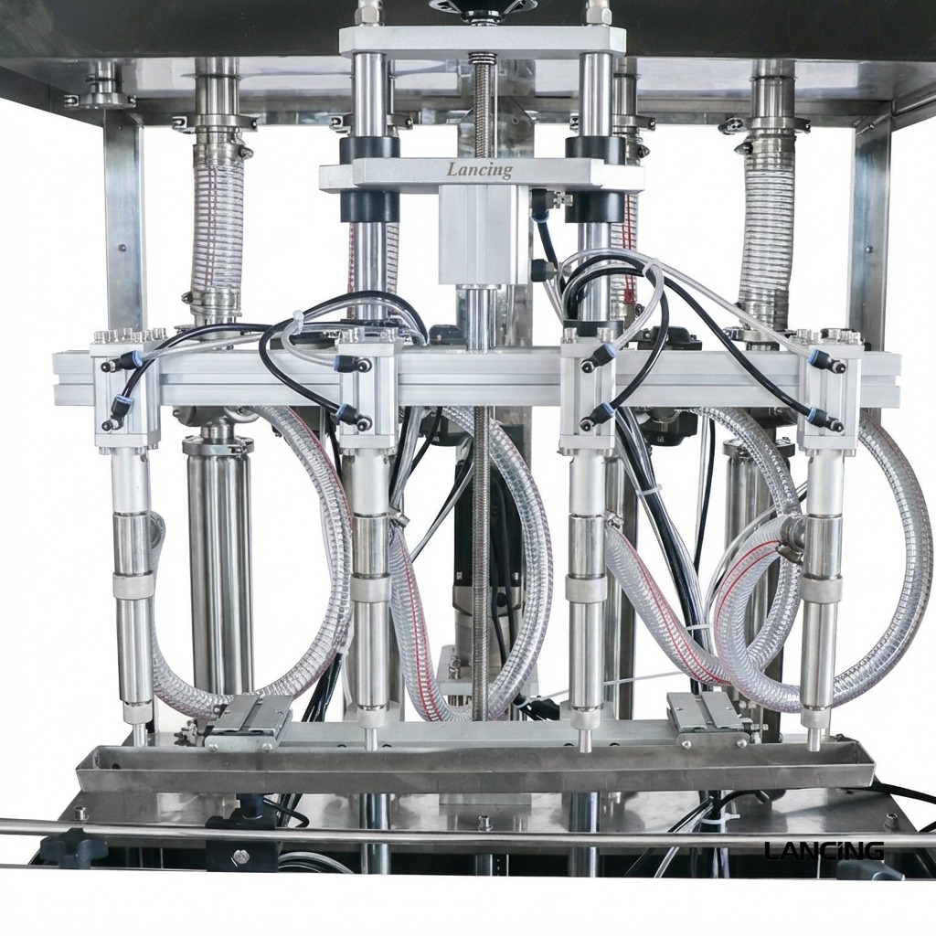 LU-SV4G 4-Nozzle Servo Paste Filling Machine