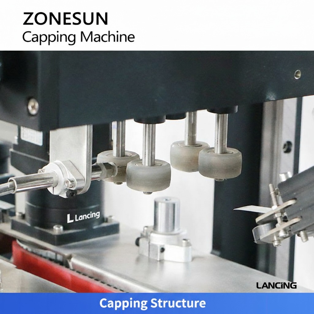 LU-XG440S2 Automatic Servo Capper with Dual-Track Bowl Feeder gallery 4