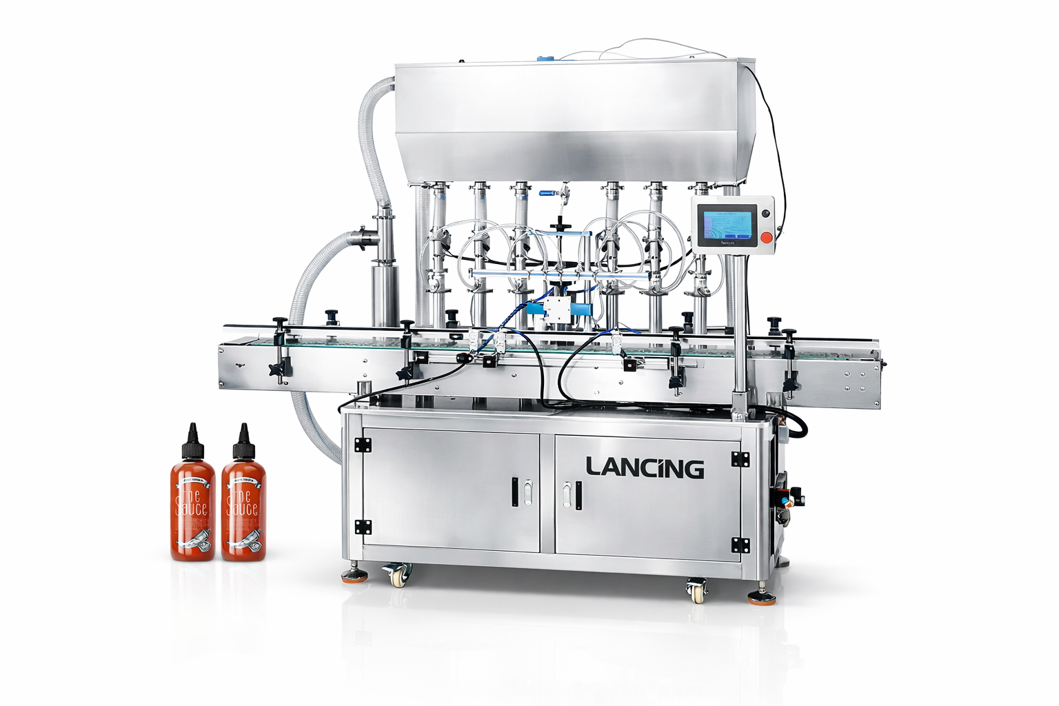 6‑Head Servo Piston Paste Filling Machine