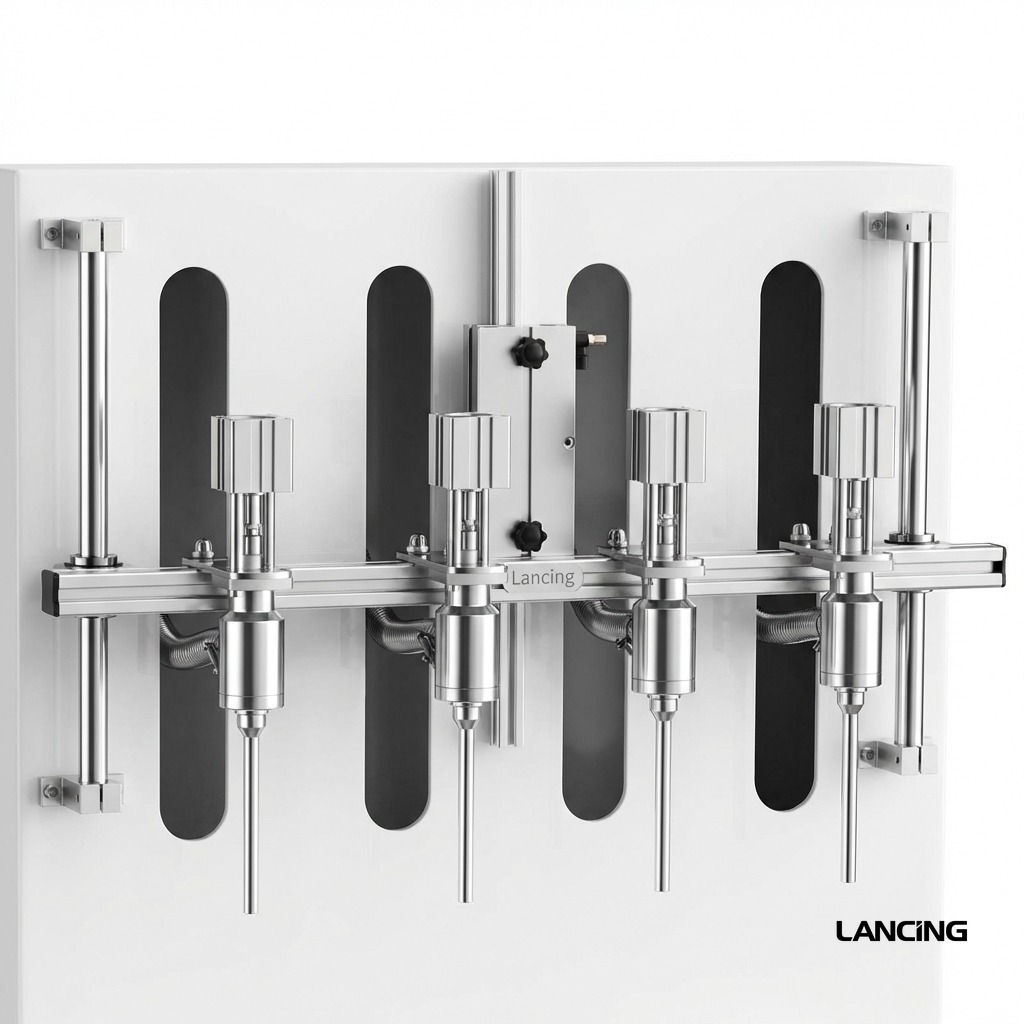 LU-YTCR4 Semi-automatic Corrosive Liquid Filling Machine