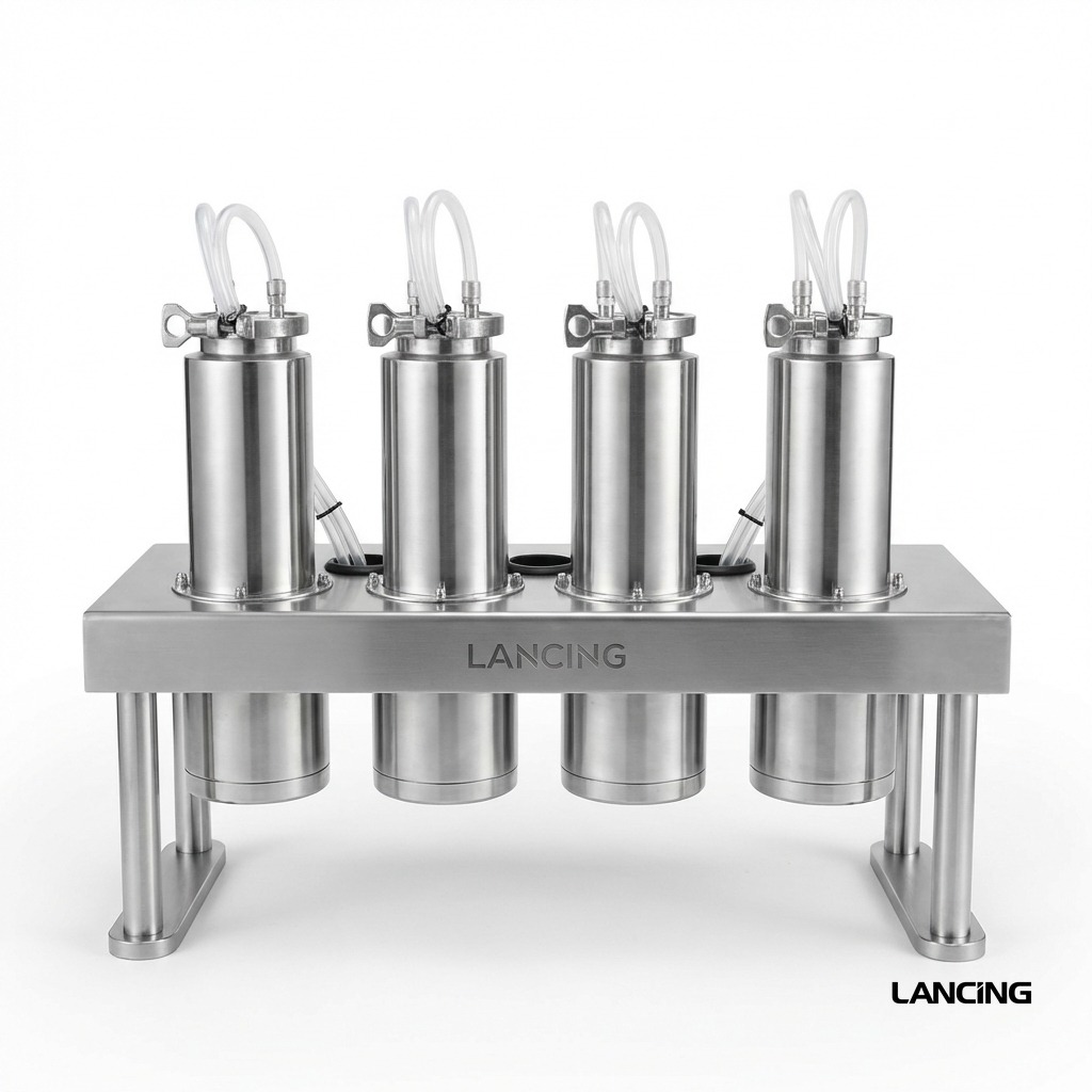 Automatic 8‑Nozzle Vacuum Liquid Filling Machine gallery 4